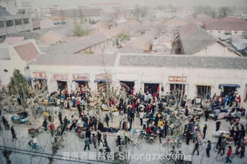 00年的泗洪中心市场老照片