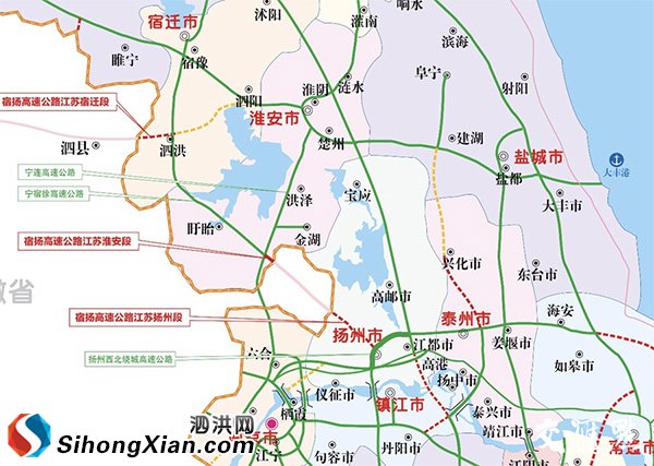 宿扬高速泗洪段明日(12月19日)正式通车