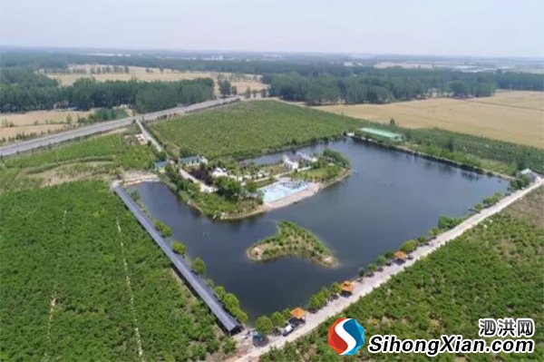 泗洪朱湖“世外桃源休闲度假区”被评为省三星级乡村旅游区