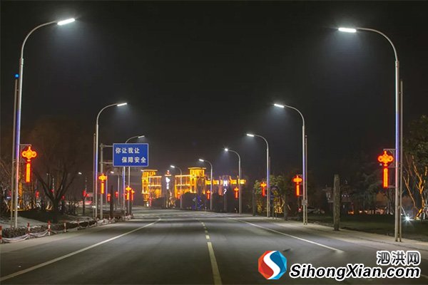 泗洪县路灯改革创新 城区亮灯率99%以上