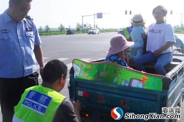泗洪县非机动车\亮尾工程\做法被全省推广