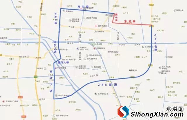 泗洪城区将禁止汽车拖、挂车、载货汽车等相关车辆驶入
