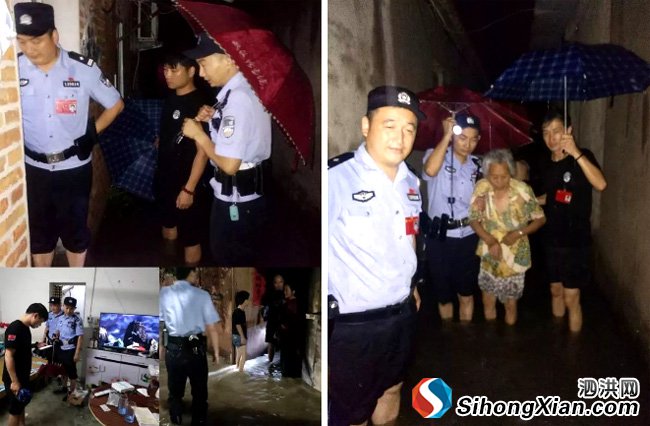 暴雨袭城,泗洪干群众志成城用行动护家园!