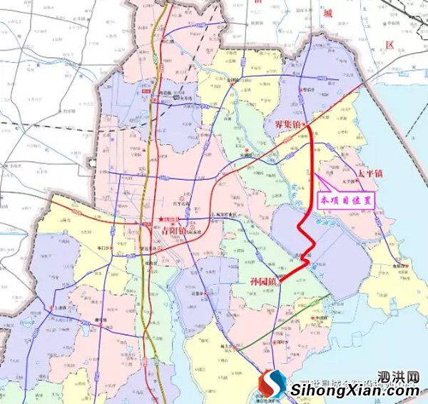 青太线县道、孙屠线、景粼别院 泗洪会审一批规划设计方案