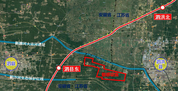 合宿新高铁安徽段进入环评 泗洪高铁站位置及线路曝光