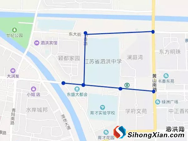 高考期间,泗洪这些考点周边道路将实施临时交通管制