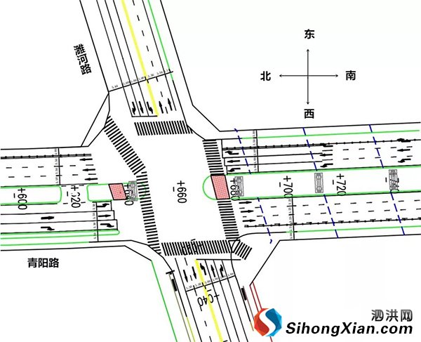 泗洪青阳路高架桥正式通车 交通使用说明书来了